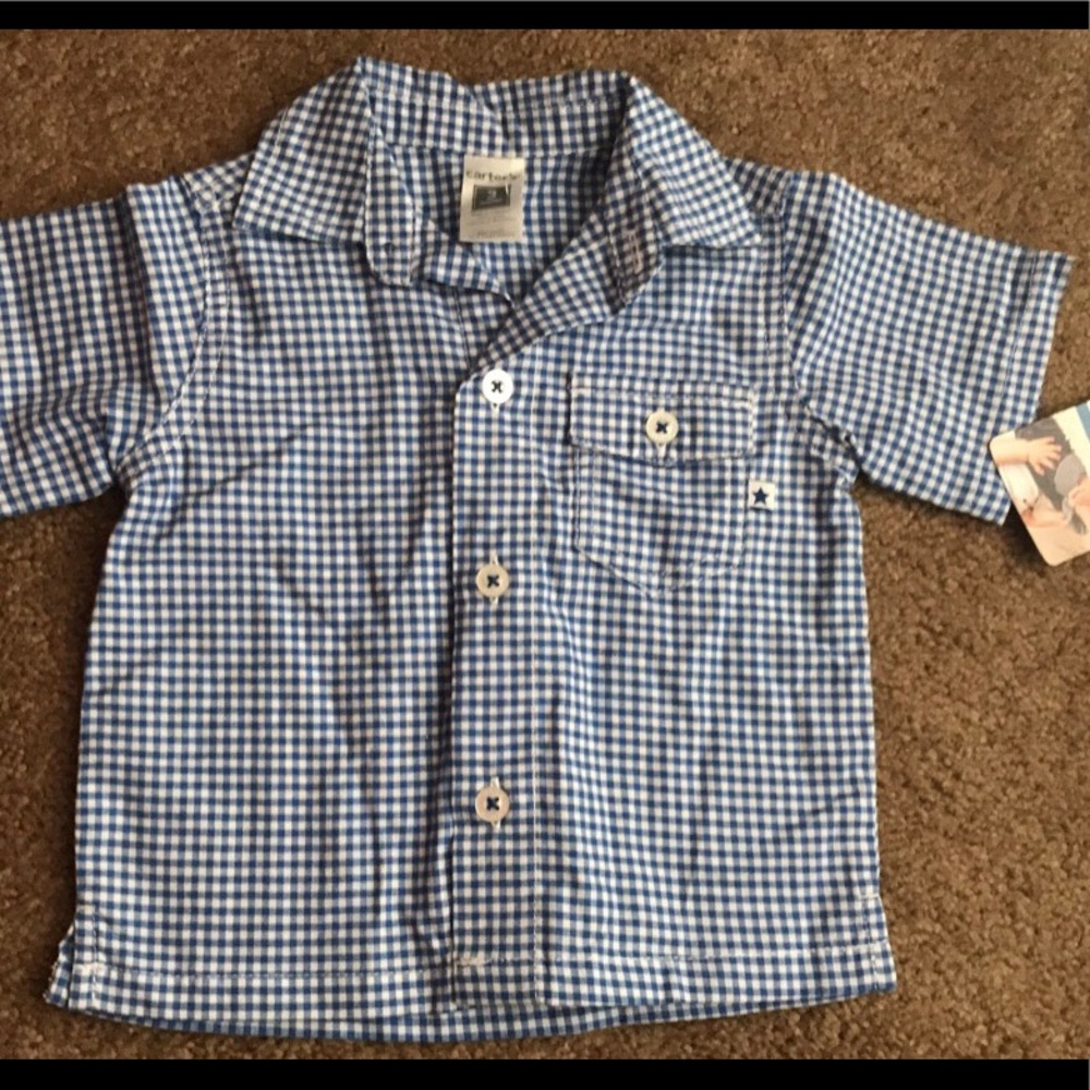 Short Sleeve Button Down Carter’s Shirt